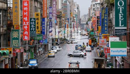 Taipeh, Taiwan – 26. Dezember 2018: Taipeh City Stockfoto