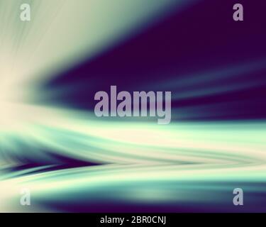 Zimmer Reflexionen Bewegungsunschärfe futuristischen Hintergrund. 3D-Rendering Stockfoto