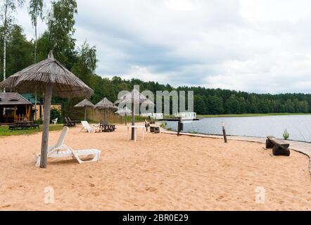 Karibisches Fällen in Nordeuropa Stockfoto