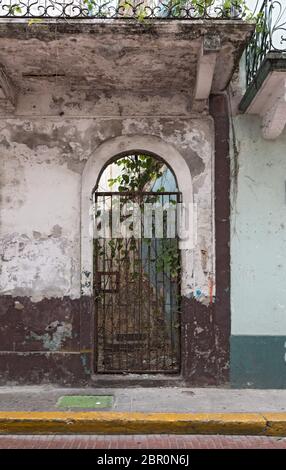 Haus in der Casco Viejo, Ruine der Altstadt von Panama City Stockfoto