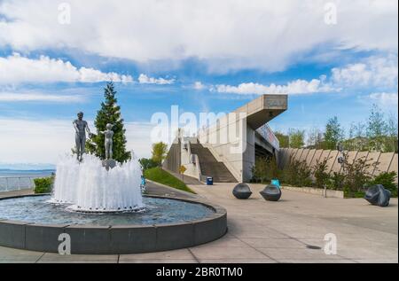 seattle, am Sonnentag, Seattle, Washington, usa. Stockfoto