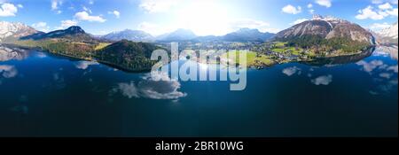 Altaussee, Verlierer und See Altausseer See im Salzkammergut in Österreich. Stockfoto