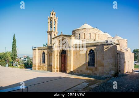 Kirche der Apostel Barnabas und Hilarion (Agii Varnavas und Ilarionas) in Peristerona, Zypern Stockfoto