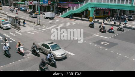 Taipei City, Taiwan, 27. Mai 2018:- taipei City Street Stockfoto