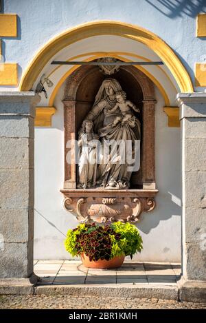 Impressionen von der Wallfahrtskirche Mariahilf in Passau Stockfoto