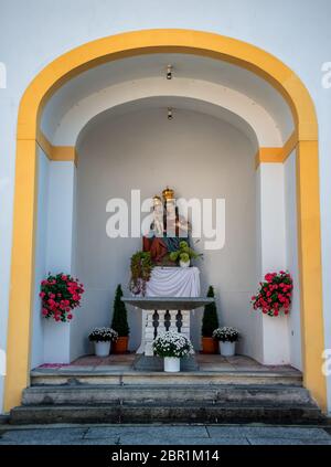 Impressionen von der Wallfahrtskirche Mariahilf in Passau Stockfoto