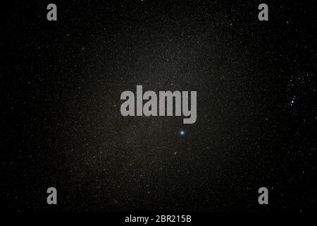 Clear Sky in sternenklaren Nacht. Ein wenig vignette Stil. Stockfoto