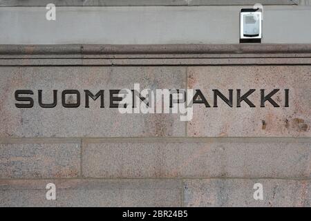 Die Bank von Finnland, Hauptsitz. Snellmaninkatu, Helsinki, Finnland. Die Bank von Finnland ist die nationale Währungsbehörde und Zentralbank von Finnland Stockfoto