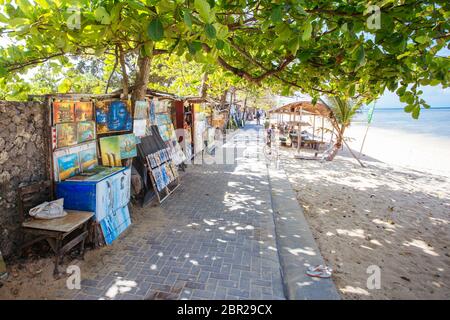 Sanur Street Szene in Bali Indonesien Stockfoto