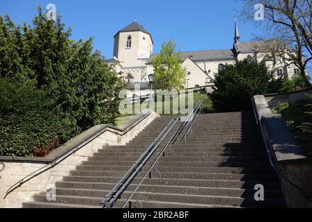 Die Minsterbasilika in Mönchengladbach - die ehemalige Benediktinerkirche St. Veit Stockfoto