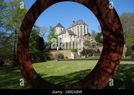 Die Minsterbasilika in Mönchengladbach - die ehemalige Benediktinerkirche St. Veit Stockfoto