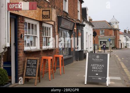 The Box Backhouse in Southwold, Suffolk, wird vom Kunsthandwerker Johnny Spillings betrieben Stockfoto