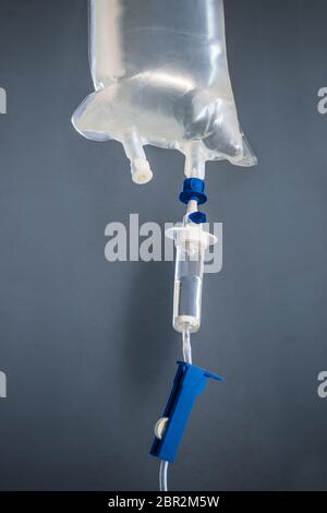 Intravenöse Infusion Infusion Ausrüstung im Krankenhaus Stockfoto