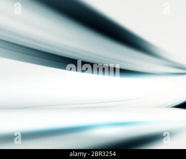 Zimmer Reflexionen Bewegungsunschärfe futuristischen Hintergrund. 3D-Rendering Stockfoto