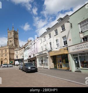 Stadtzentrum von Cirencester in Gloucestershire, Großbritannien Stockfoto