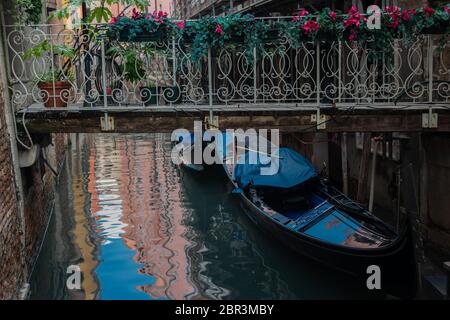 Wintereindrücke der 'Serenissima' Venedig im Dezember Stockfoto