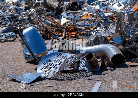 Schrott Recycling gesammelt Stockfoto