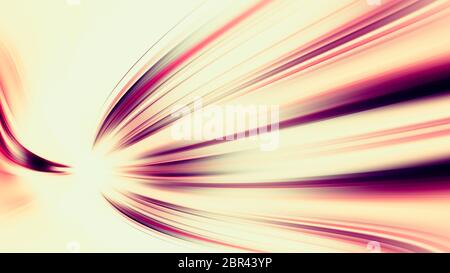 Glow blur Linien abstrakt Hintergrund. 3D-Rendering Stockfoto