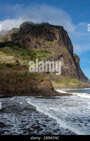 Eagle Rock, Penha de Aguia, Madeira Stockfoto