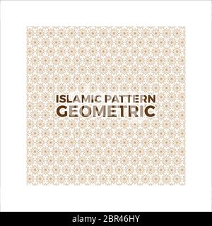 islamische Muster Hintergrund geometrischen Stil Stock Vektor