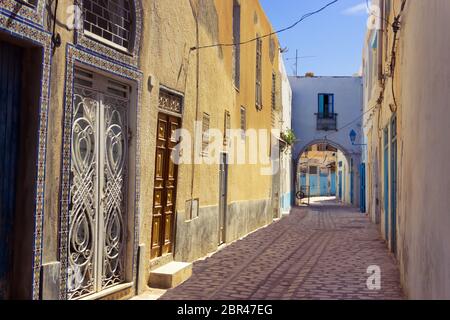 Traditionelle Architektur in Kairouan, Tunesien. Stockfoto