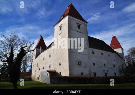 Schloss Orth, Schloss in Orth an der Donau, Kleinstadt in Niederösterreich Stockfoto