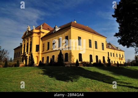 Ehemalige kaiserliche Residenz in Eckartsau in Österreich Stockfoto