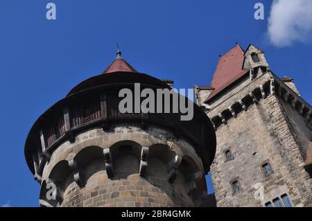 Schloss Kreuzenstein, erbaut 1100-1200 wenige Kilometer nördlich von Wien Stockfoto