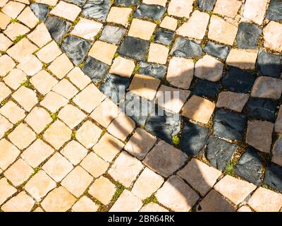 Blick auf typische Lissabon, Ornamente, die typisch für diese Stadt, Portugal Stockfoto