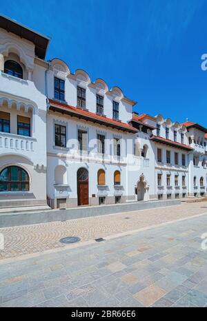 Straße in Oradea (Hauptstadt der Bihor County und Crisana Region), Rumänien Stockfoto