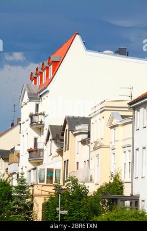 Alte Wohnhäuser, Lübeck, Schleswig-Holstein, Deutschland, Europa Stockfoto