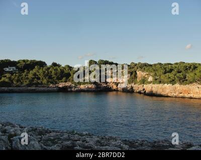 Cala Sa Nau - schöne Bucht und Strand auf Mallorca, Spanien - Europa Stockfoto