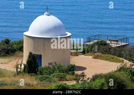 Die Kapelle der Heiligen Familie, Berg Karmel, Haifa, Israel Stockfoto