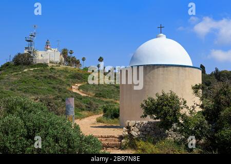 Die Kapelle der Heiligen Familie, Berg Karmel, Haifa, Israel Stockfoto