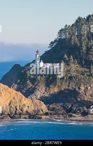 Einige malerische Aussicht auf den Strand in Heceta Head Lighthouse State Scenic Area, Oregon, USA. Stockfoto