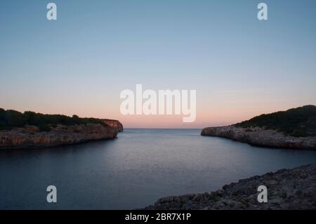 Cala Sa Nau - schöne Bucht und Strand auf Mallorca, Spanien - Europa Stockfoto