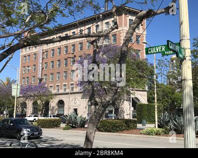 Das historische Culver Hotel in der Innenstadt von Culver City, CA Stockfoto