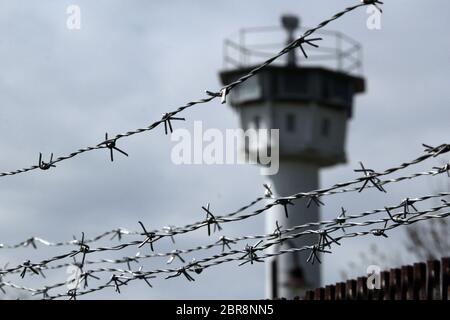 Mödlareuth an der Gremnze Bayern-Thüringen Stockfoto