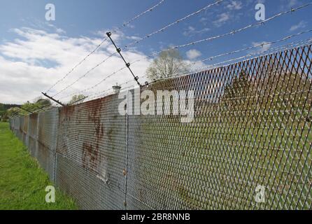 Mödlareuth an der Gremnze Bayern-Thüringen Stockfoto