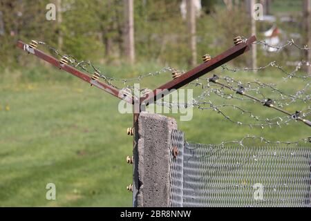 Mödlareuth an der Gremnze Bayern-Thüringen Stockfoto