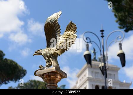Die Gold Eagle des Römischen Reiches. Stockfoto