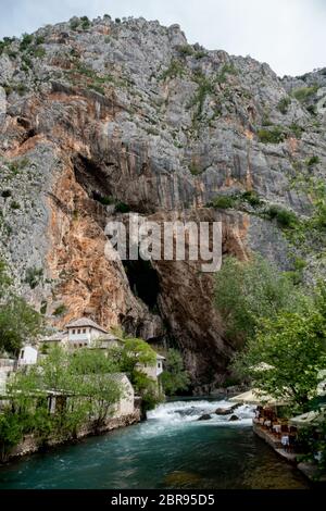 Blagaj Tekke, Bosnien und Herzegowina Stockfoto