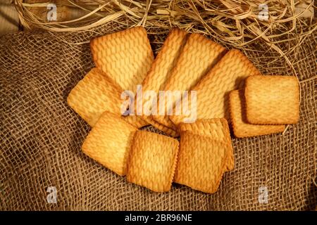 Cookies von verschiedenen Getreide Stockfoto