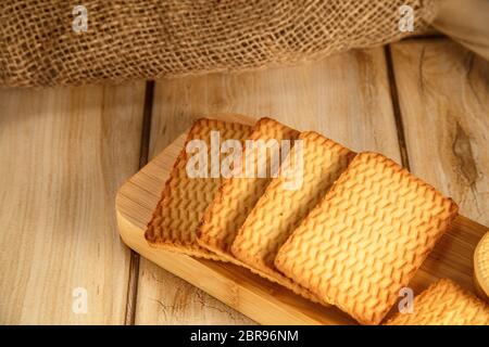 Cookies von verschiedenen Getreide Stockfoto