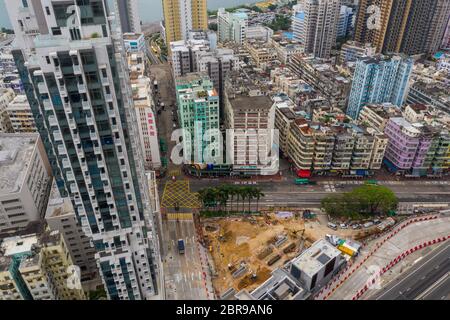 Hung Hom, Hongkong 17. Mai 2019: Hongkong Stockfoto