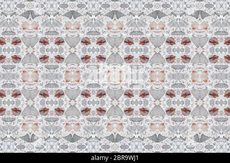 Terrazzo Bodenbelag Design Muster, Marmor alte Textur oder polierten Stein Kunst Hintergrund schön Stockfoto
