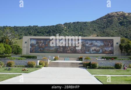 Los Angeles, Kalifornien, USA 20. Mai 2020 EIN allgemeiner Blick auf die Atmosphäre des Stan Laurel Grabes im Forest Lawn Memorial Park am 20. Mai 2020 in Los Angeles, Kalifornien, USA. Foto von Barry King/Alamy Stock Photo Stockfoto
