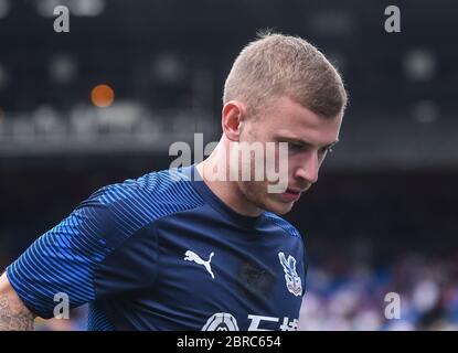 LONDON, ENGLAND - 31. AUGUST 2019: Max Meyer von Palace im Vorfeld des 2019/20 Premier League Spiels zwischen Crystal Palace FC und Aston Villa FC im Selhurst Park. Stockfoto