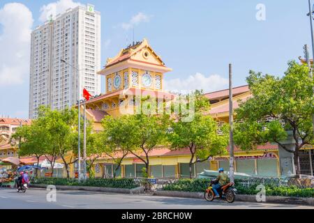 Binh Tay Markthalle, Cholon, Ho Chi Minh Stadt, Vietnam, Asien Stockfoto
