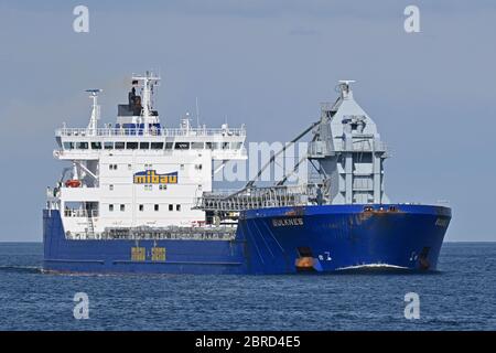 Selbstentladendes Bulk-Carrier-Bulknes Stockfoto